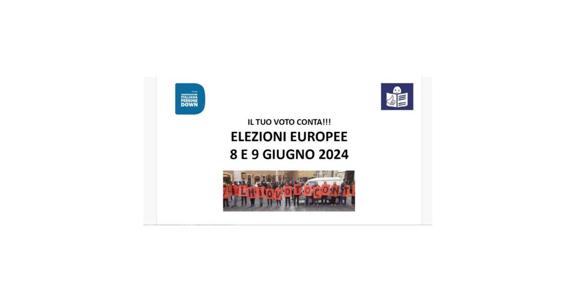 Elezioni europee 8-9 giugno: guida online dell'Aipd